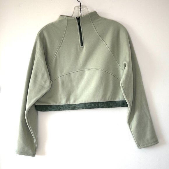 MTA Sport Tops - MTA Sport 1/4 Zip Cropped Long Sleeve Top Womens Size Large